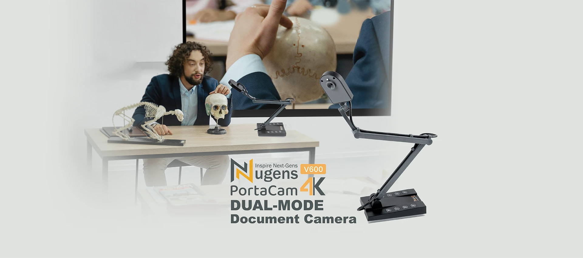 PortaCam Dual-Mode Document Camera Banner for PC