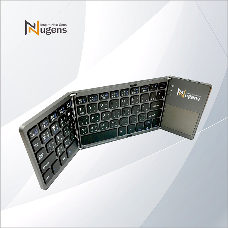 Tri-fold Touch Bluetooth Keyboard