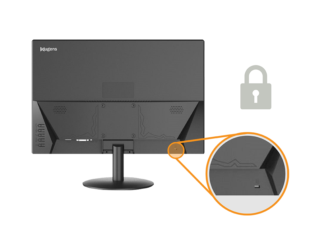 Monitor Anti-Theft Lock Hole