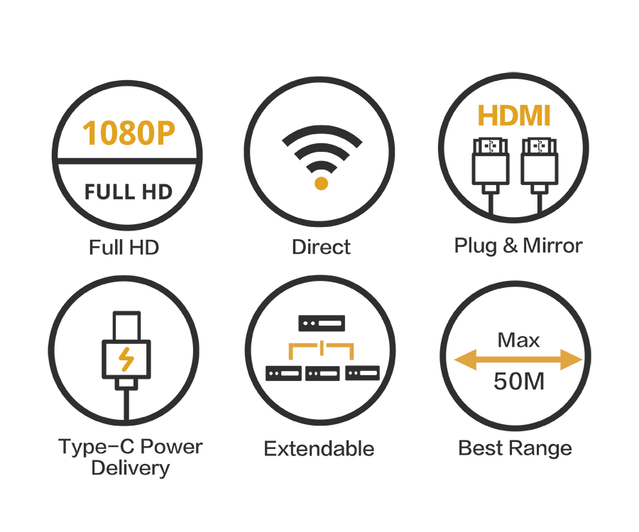 HDMI Dongle Wireless Extender Icon