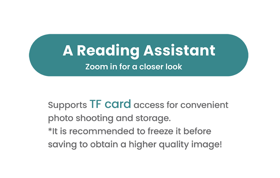 A Reading Assistant, Zoom in for a closer look