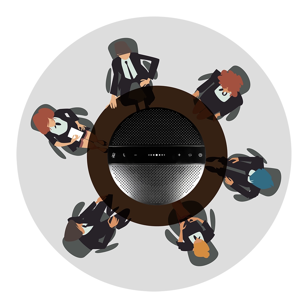 360-Degree Omnidirectional Microphone Reception